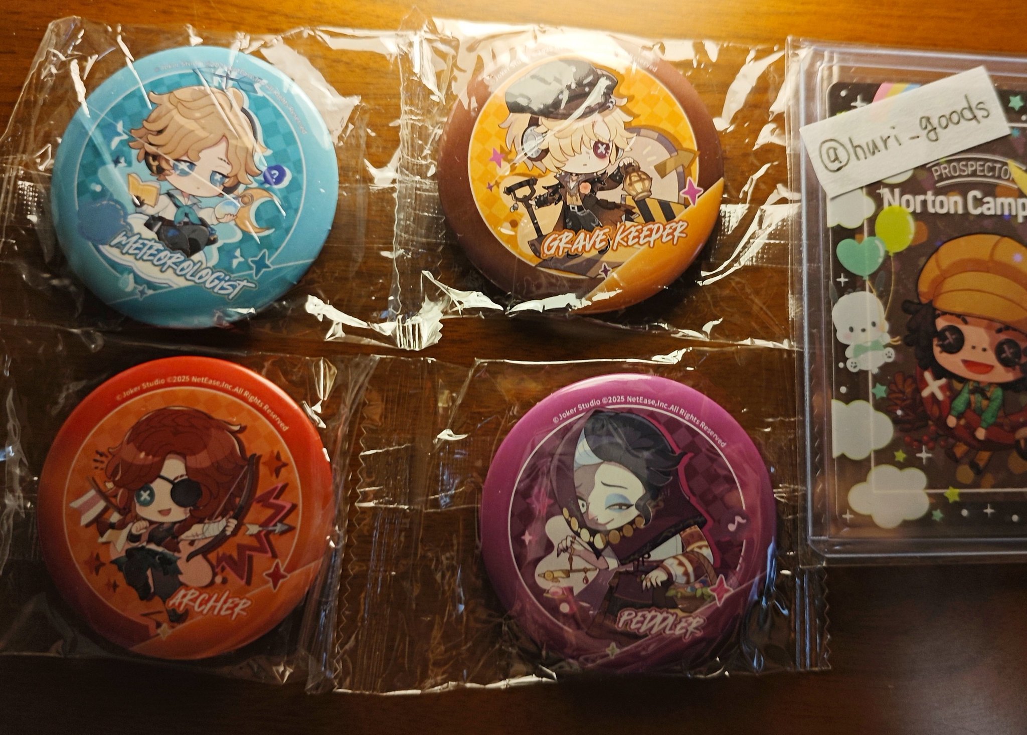 第五人格 RC 缶バッジ Alf アルフレード 6点セット 第五人格 RC 缶