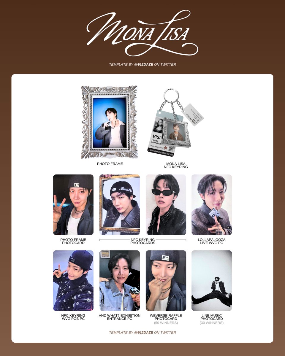 BTS J-HOPE SOLO ALBUM SINGLES CD KEYRING PC PHOTOCARD WISHLIST WL