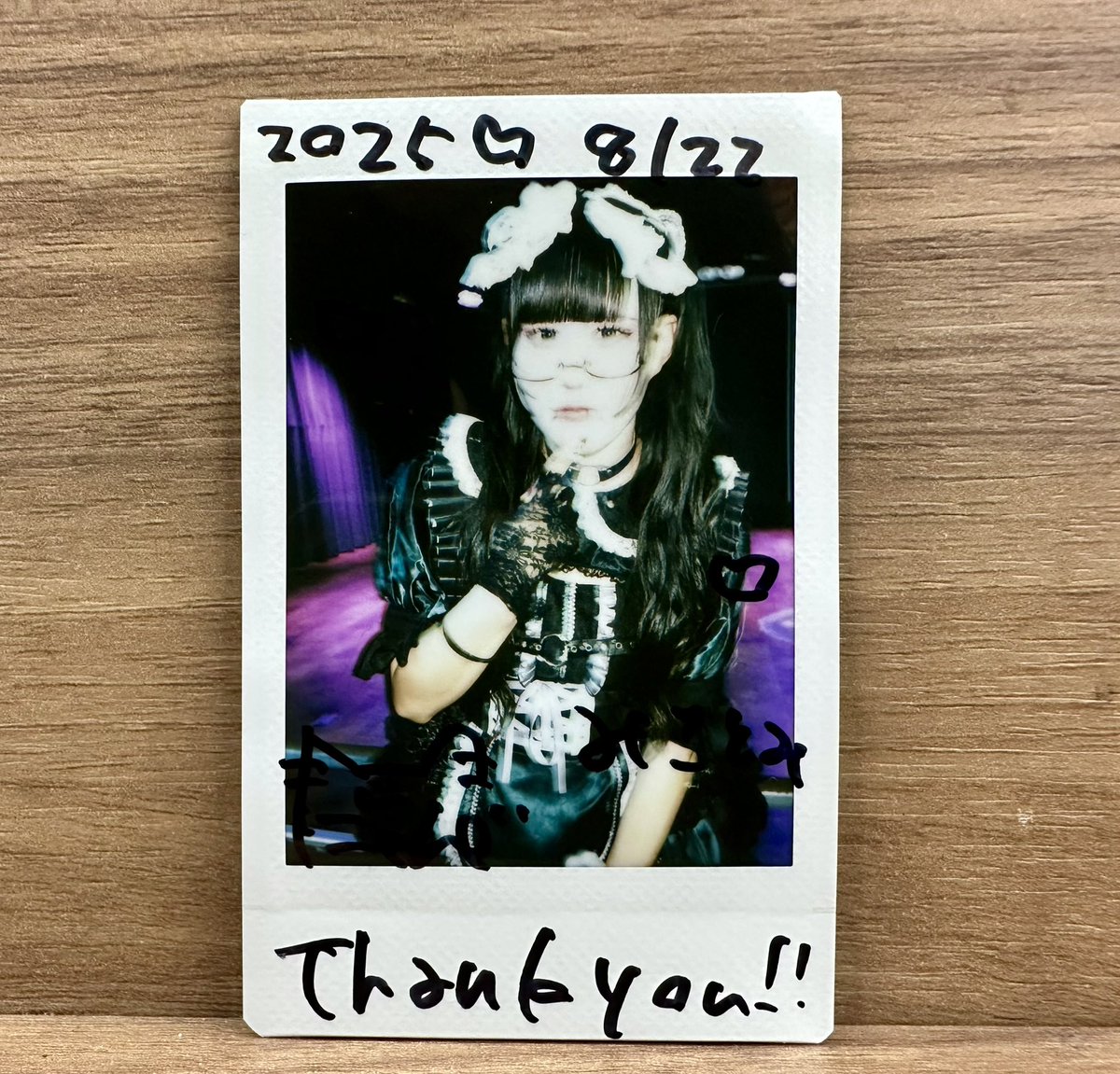 sync sens 猫(にゃん)ちゃん、新衣装お披露目のチェキと一緒にびっくり