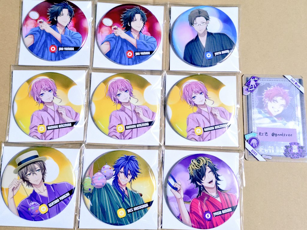 ツイステ エース オーロラメタル缶バッジ プレイフル プレフル