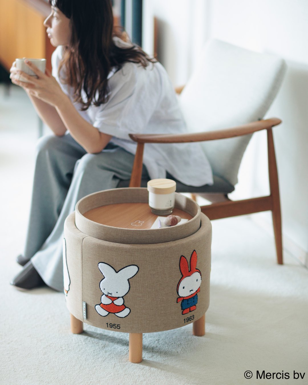 スタジオクリップ アクリルサイドテーブル ミッフィー Repost