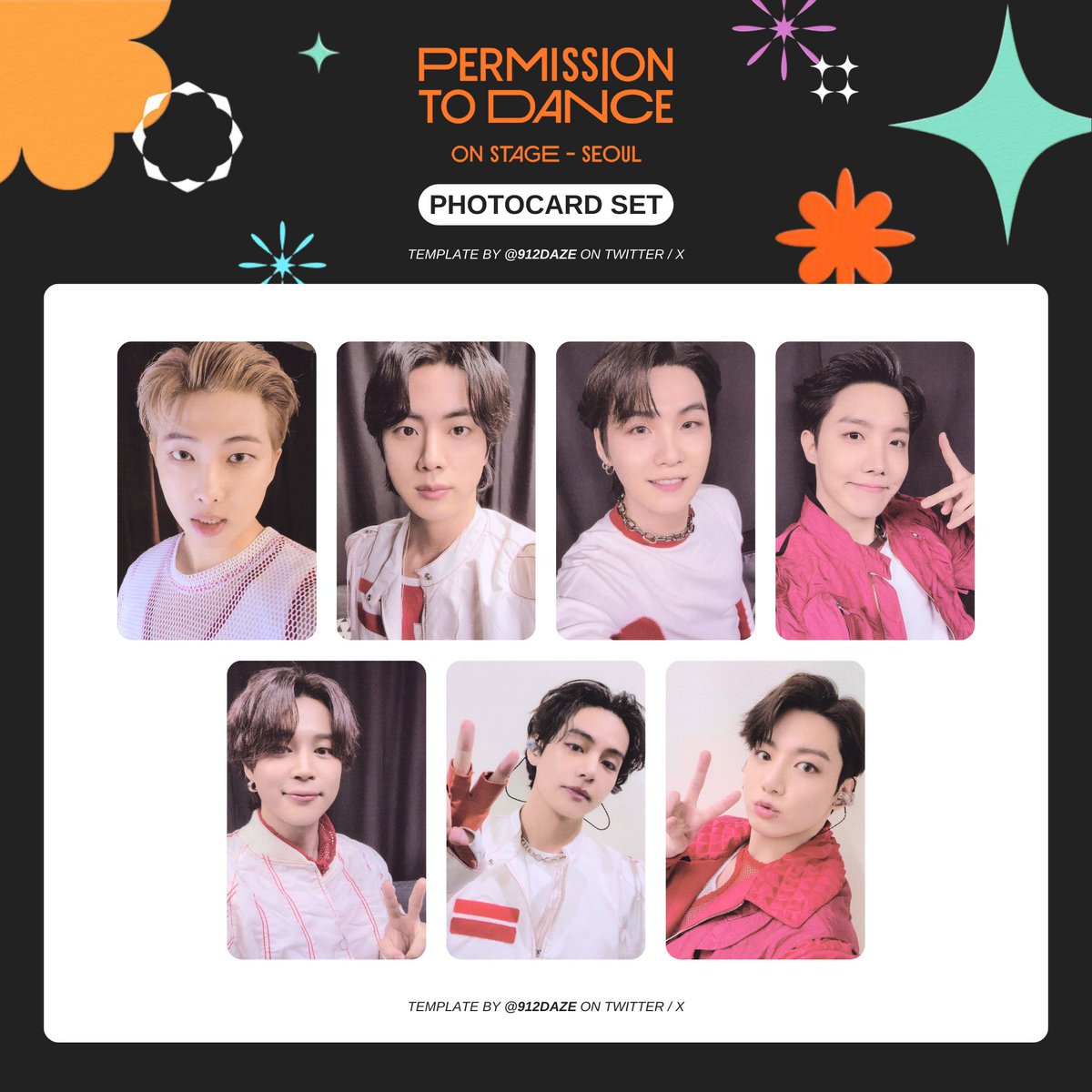 BTS PERMISSION TO DANCE ON STAGE PTD SEOUL PC PHOTOCARD DC DIGITAL