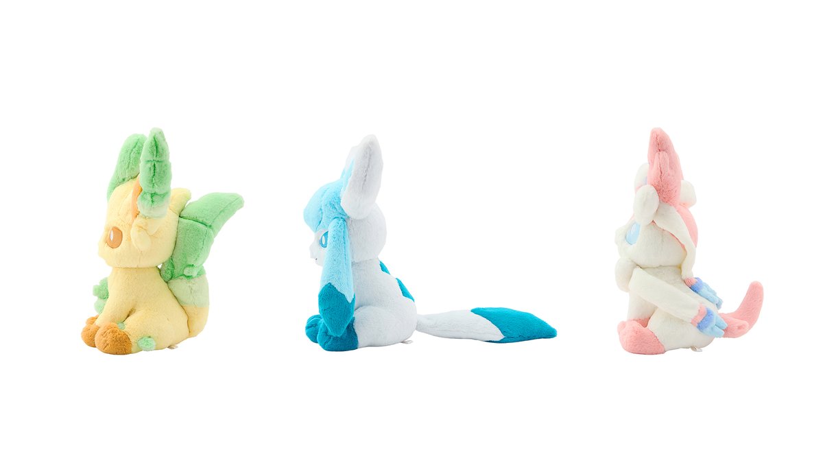 ふわふわ抱きぬいぐるみシリーズにイーブイフレンズが！ #リーフィア