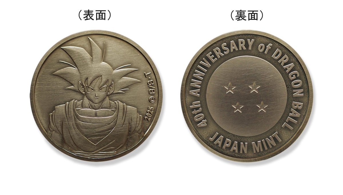 ドラゴンボール　40周年記念　2025　プルーフ貨幣セット