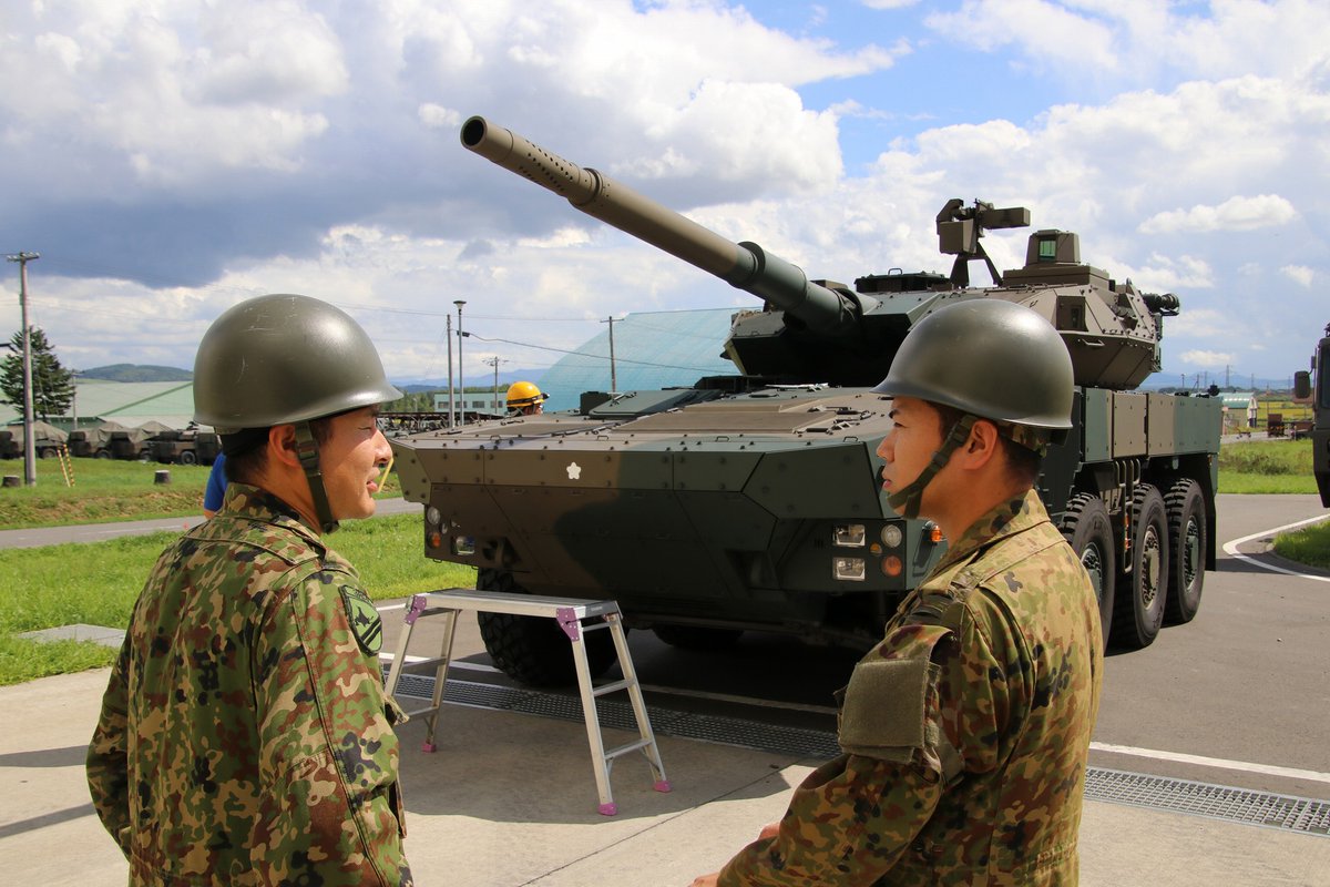 第3即応機動連隊 #機動戦闘車中隊 に新車の #16式機動戦闘車 が納入
