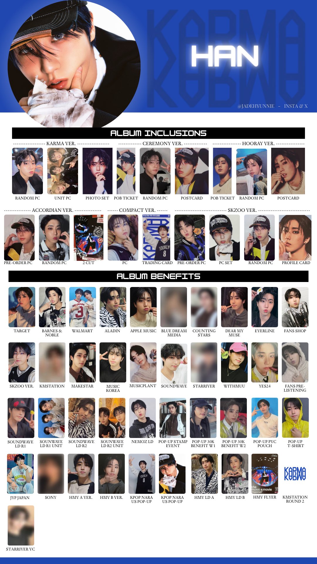 Stray kids KARMA JYP 特典 Japan スキズ トレカ 8枚 公式 Stray Kids