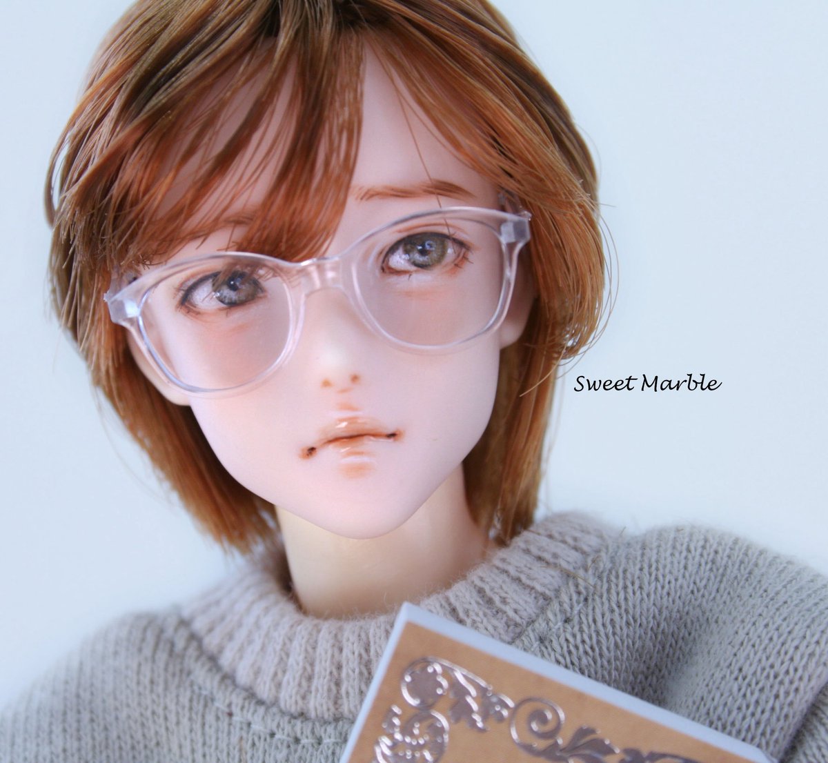 初めてのオビツ30-03カスタム。 なかなかのクセ強ヘッドですね💦 目