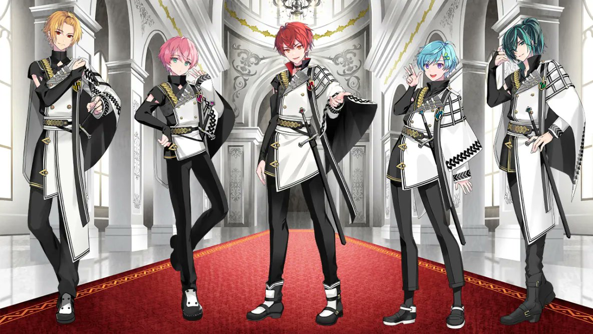 ばぁうくん 白騎士ビジュ大好きで♥️ 人生初痛バ［痛バニティ］作り