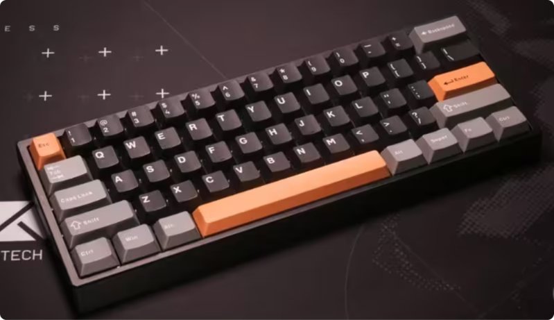 RAKKA 60 Origin 磁轴キーボード 1649元 Gateron KS-20T付属 アルミ