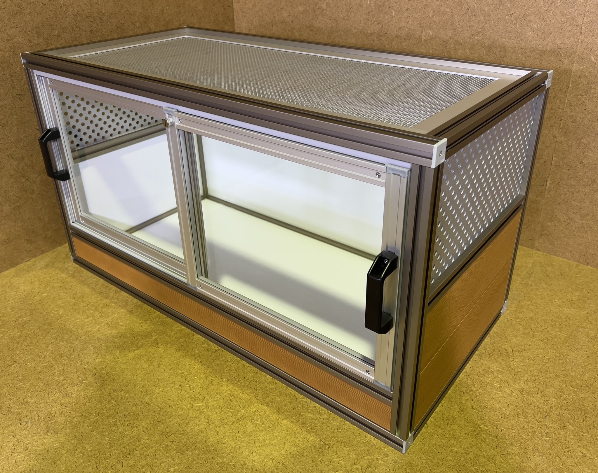 爬虫類ケージ 900×450×450 金網、防水加工 OKACAGE】爬虫類ケージ 600×300