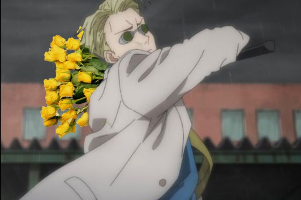 pov: nanami gives you flowers