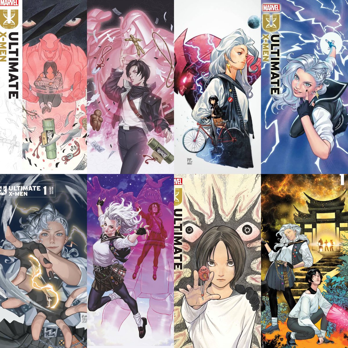 アルティメットX-menの一巻のカバー達です。みなさんありがとうござい