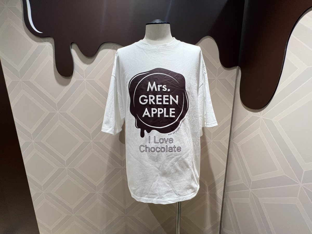 グッズのご紹介】 □I Love Chocolate T-shirt White サイズはM/L/XLの