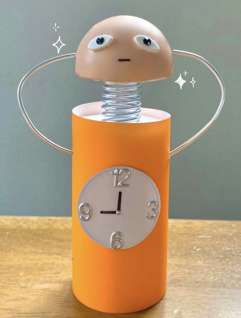 銀さんを起こす姿が可愛かった目覚まし時計ジャスタウェイ…⏰ #銀魂