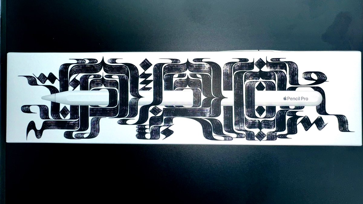 NGL, the Apple Pencil Pro box art design kind of goes hard.