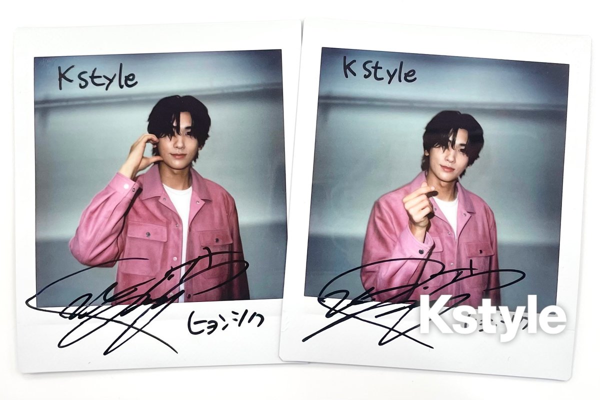 プレゼント】7年ぶりの来日✨ #パク・ヒョンシク 直筆サイン入りポラを