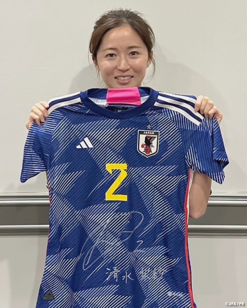 なでしこジャパン 清水梨紗 直筆サイン入り写真② マンチェスター