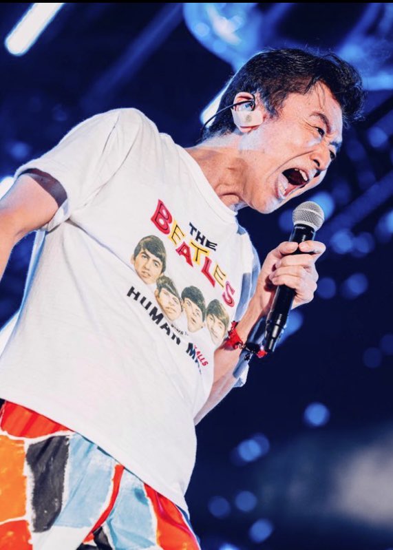 茅ヶ崎ライブ2023で桑田さんが着てたビートルズTシャツをお迎え #桑田