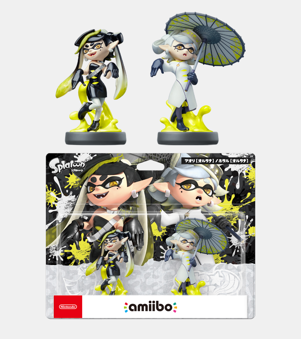 新商品]amiiboシオカラーズセット[アオリ／ホタル【オルタナ