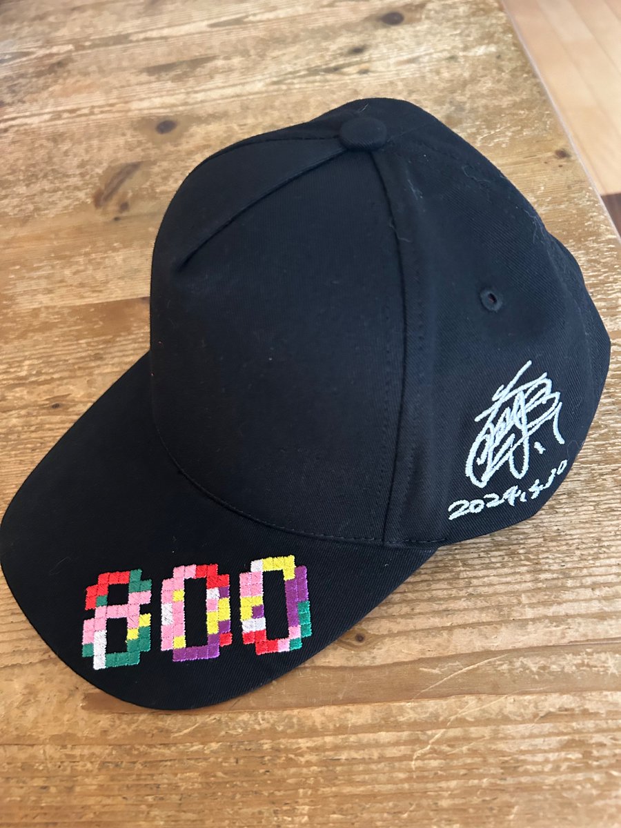 藤岡康太騎手800勝記念のキャップをいただきました 【remembered