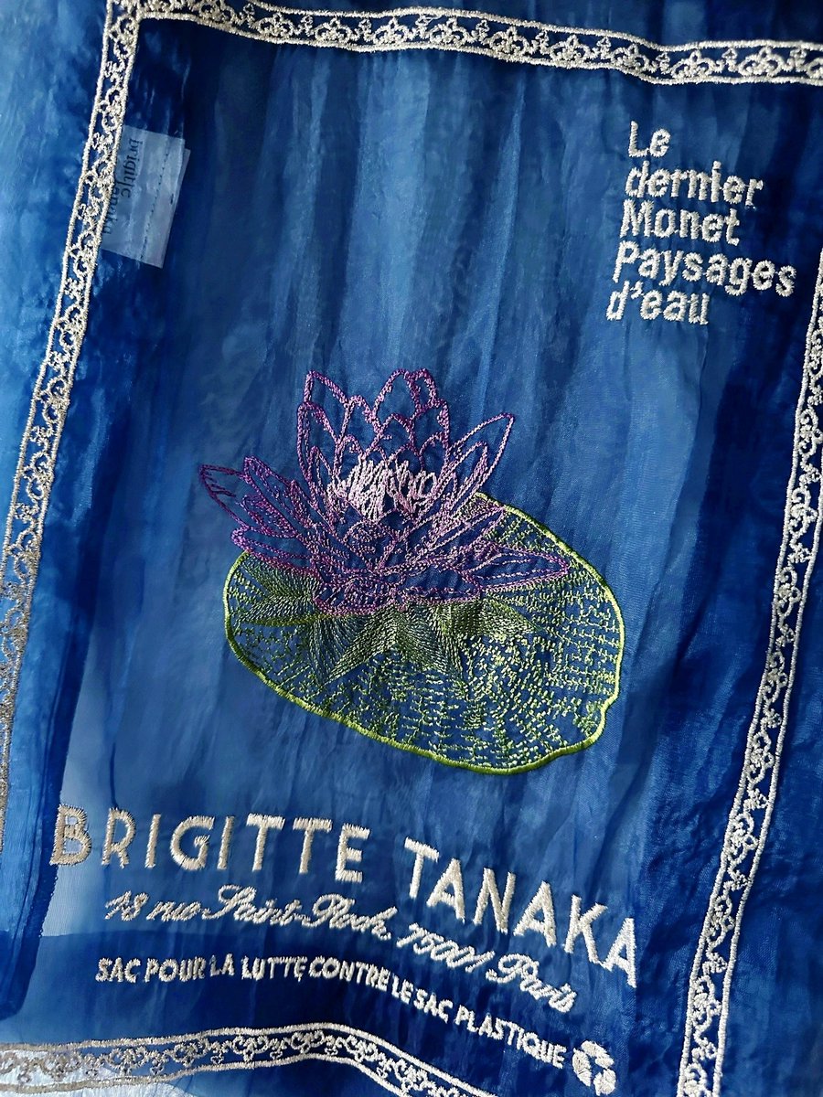 モネ 睡蓮のとき」展 × Brigitte Tanakaのオーガンジーバッグ
