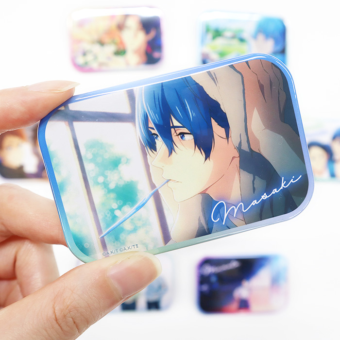 ツルネ」シリーズ 3/4】 「スクエア缶バッジコレクション【B】」予約