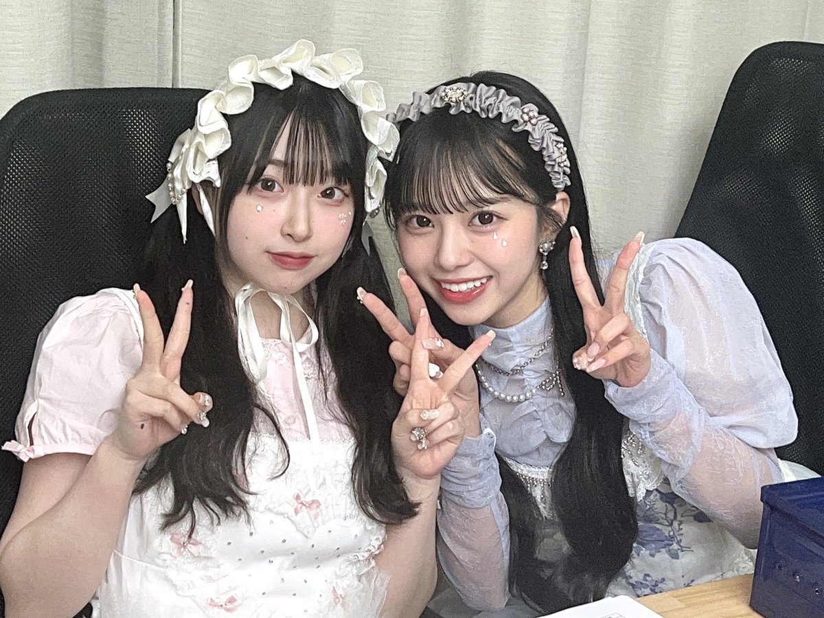 増田彩乃と桜庭遥花2人でとあるお仕事してきたよ🍭 お楽しみに