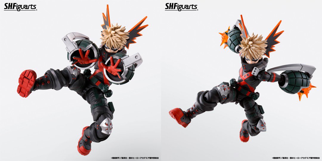S.H.Figuarts 爆豪勝己 2025年3月発売予定 本日商品情報が公開されまし