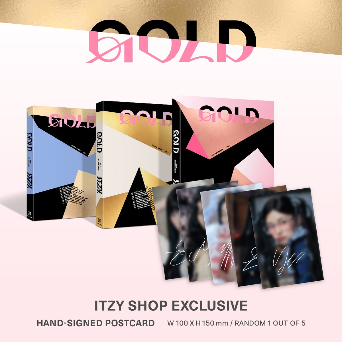 itzy GOLD アルバム 直筆サイン ITZY <GOLD> ALBUM PREVIEW | DETAILED STANDARD VER. ✨US✨ 💿ITZY