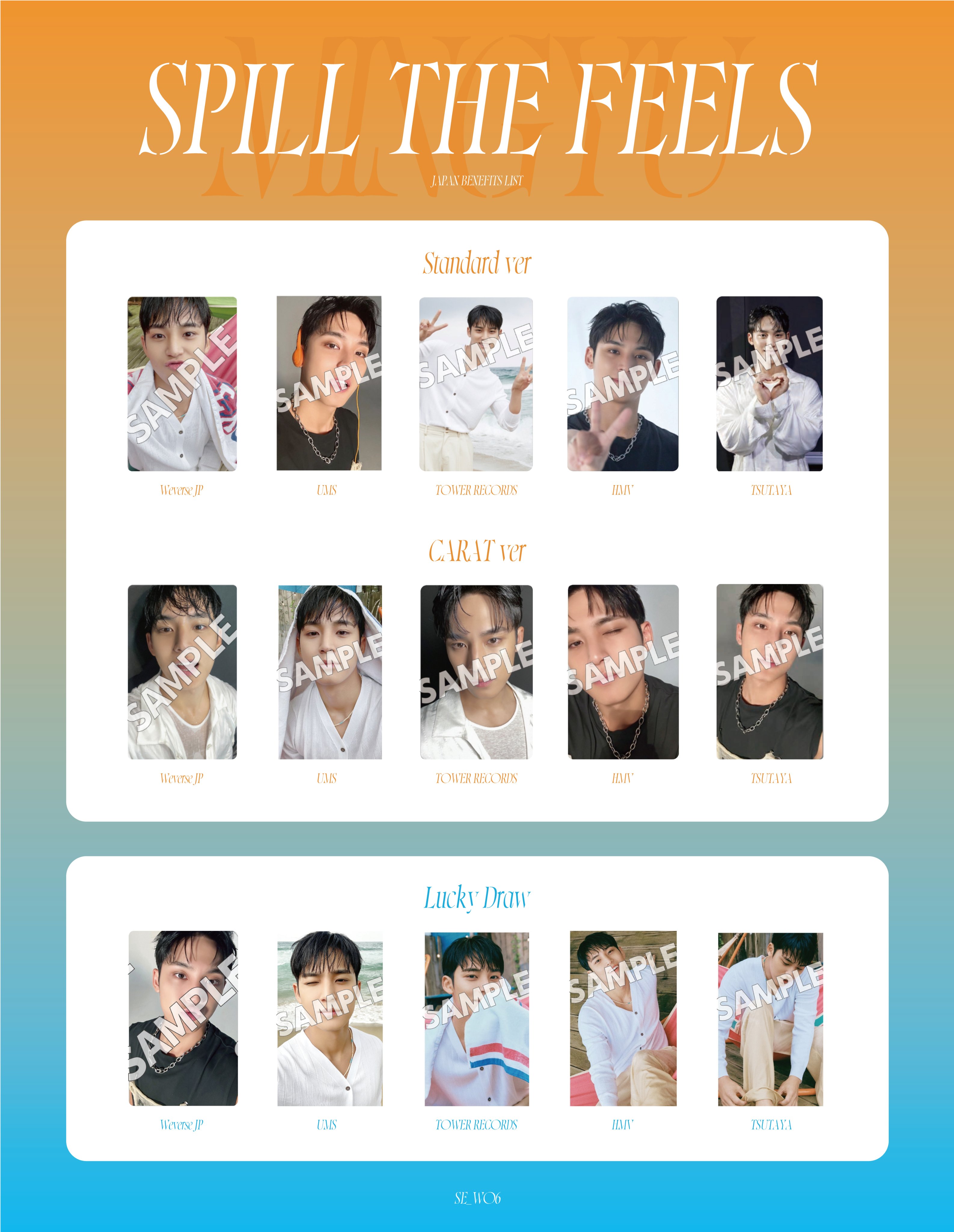 SEVENTEEN spill The feels ラキドロ トレカ ボカチ SEVENTEEN セブチ