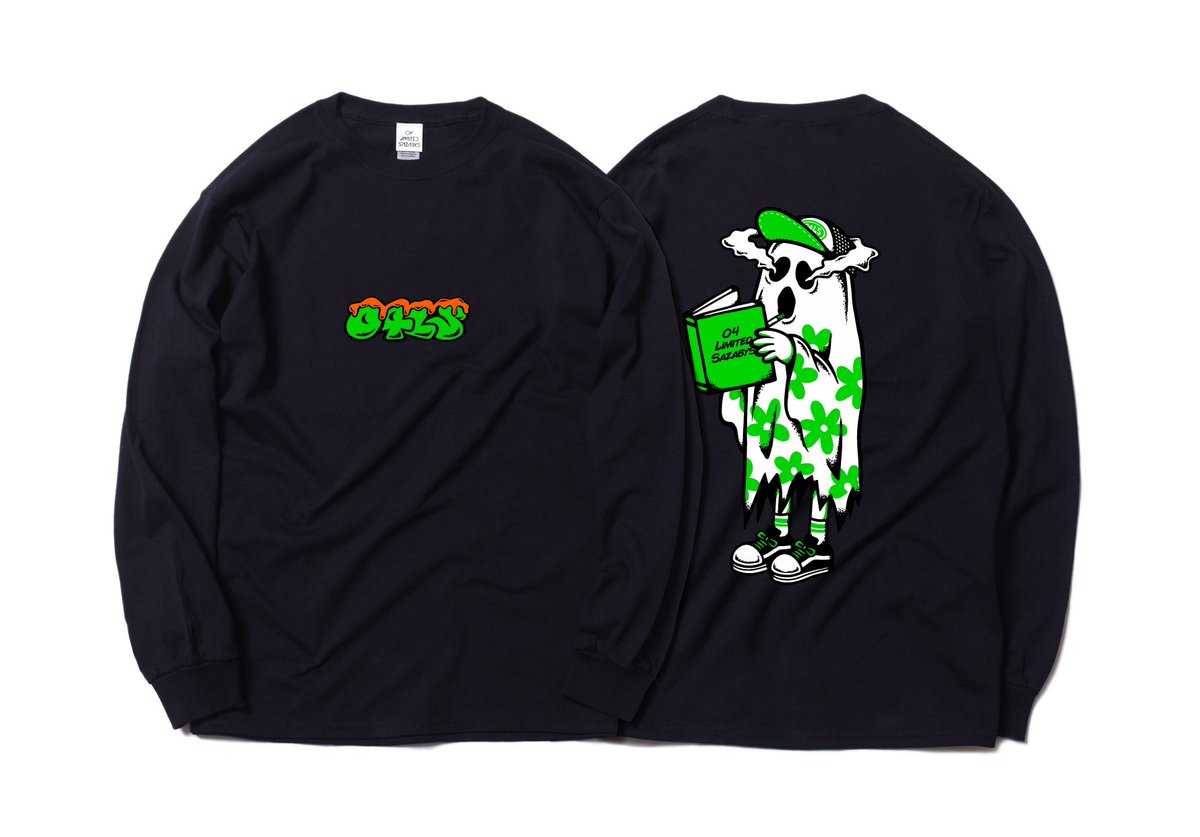 NEW GOODS① 《Ghost Long Sleeve T-shirt》 Price : 4,500yen Color