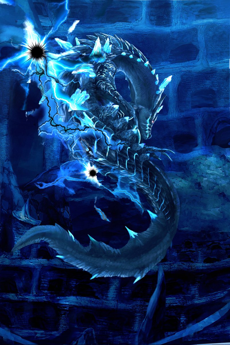 冥海竜 ラギアクルス希少種 #MonsterHunter #イラスト
