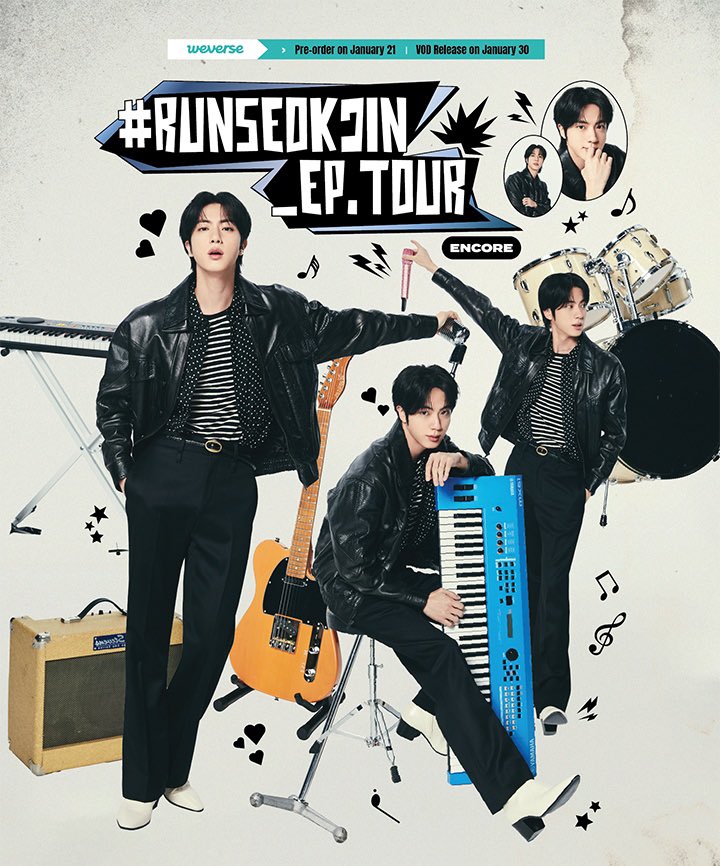 JIN - RUNSEOKJIN_EP.TOUR Encore Weverse VOD Special Gift for Pre