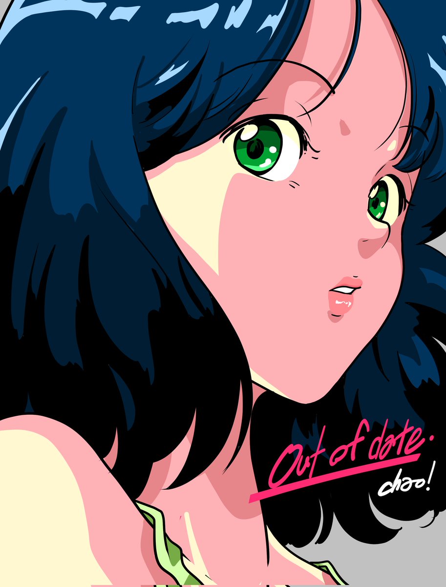 女の子イラスト☺️ #ニューレトロ