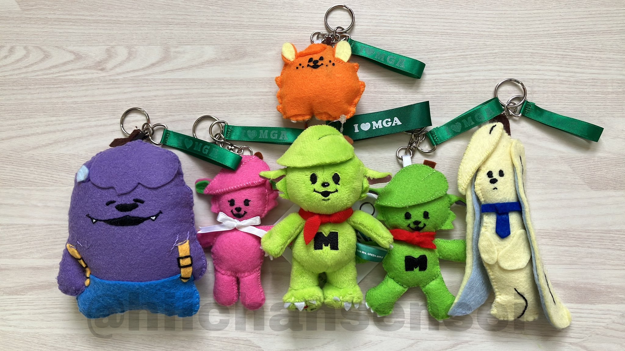 Mr. Green Apple メメル ぬいぐるみセット Mrs. Green Apple メメル