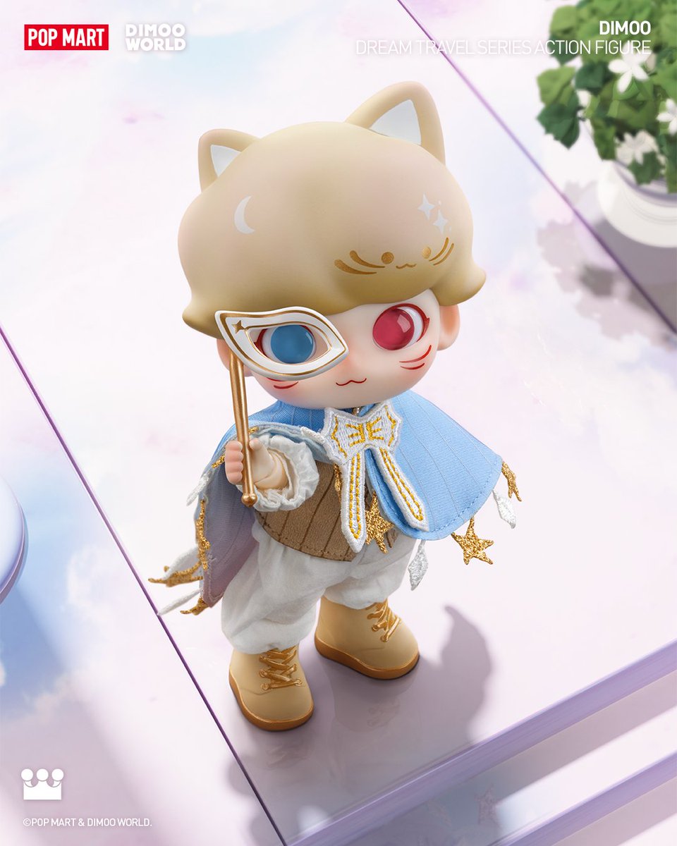 ☺️DIMOO Dream Travel シリーズアクションフィギュア 夢の中でDIMOO