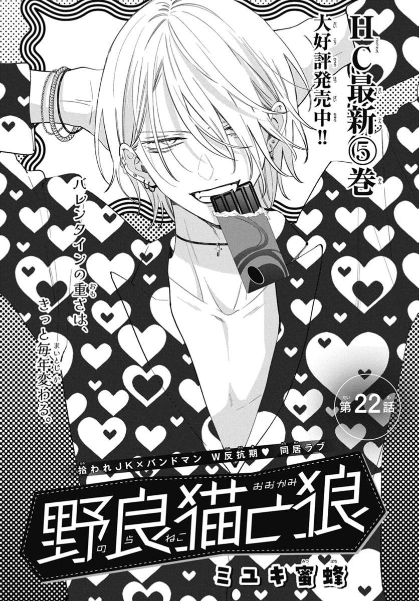 ザ花キング 本日発売！👑 HC⑤巻ができたてほやほや！ 「野良猫と狼