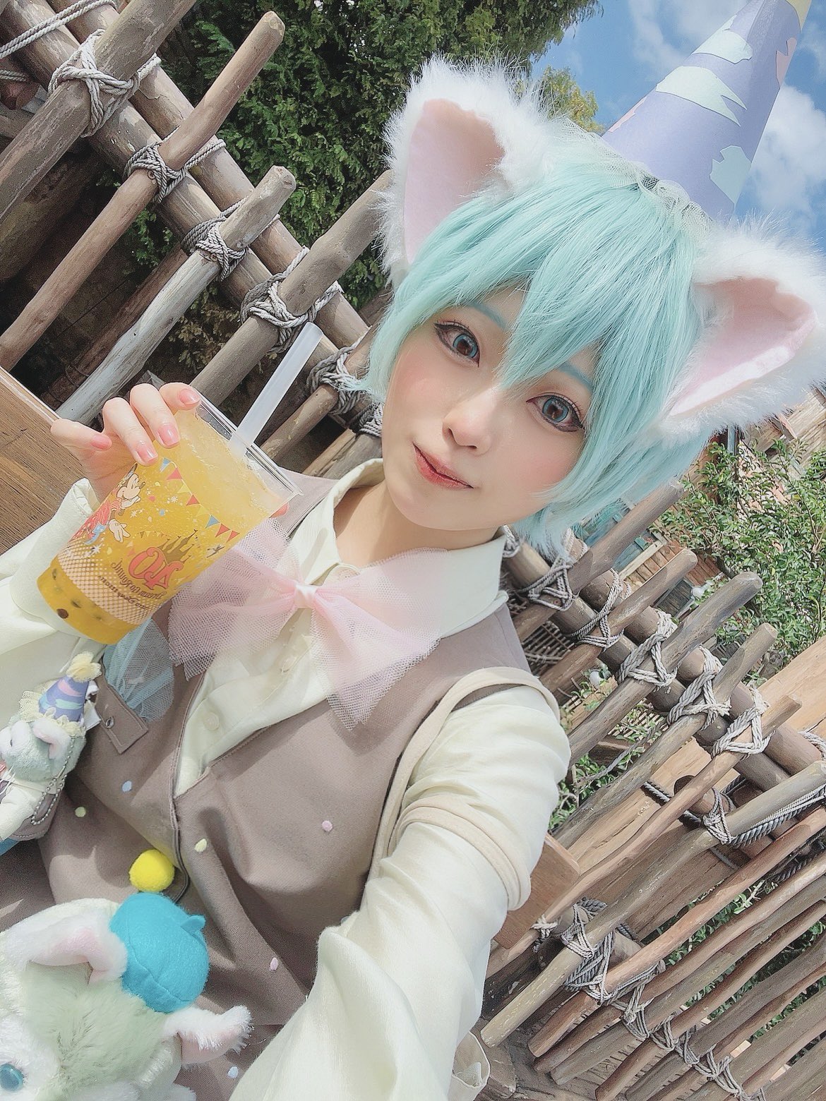 さくらんぼ】ディズニー 美女と野獣 町ベル風 ウィッグ サクラ様確認用