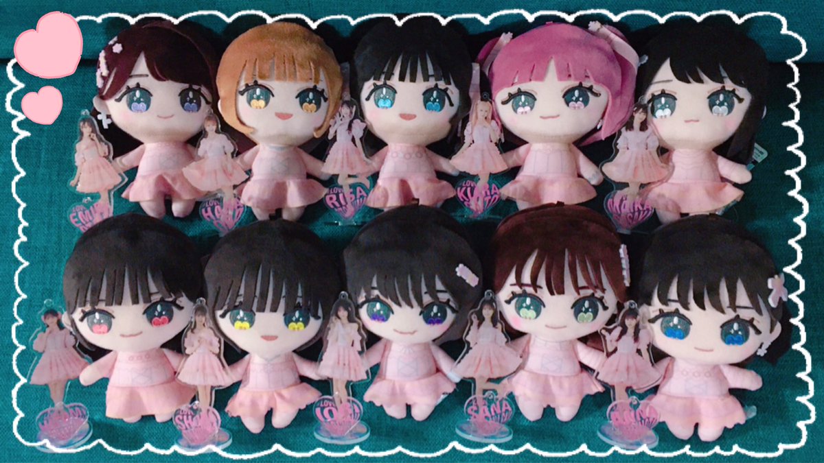 イコラブちゃんのぬいぐるみたちをコンプリート(*´｀*)全員かわいいっ