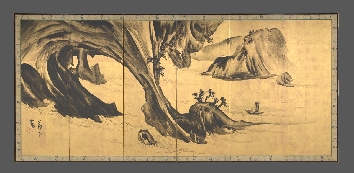 長沢 芦雪 ながさわ ろせつ Nagasawa Rosetsu 1754–1799 《海浜奇勝図