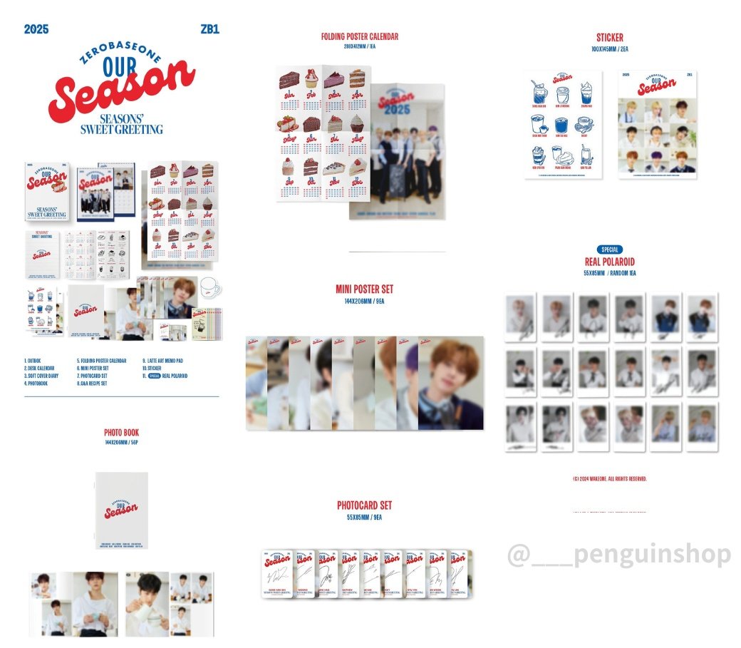 🤍🤍🤍 #ZEROBASEONE シーグリ 2025 [OUR Season] 🤍🤍🤍 【 形態