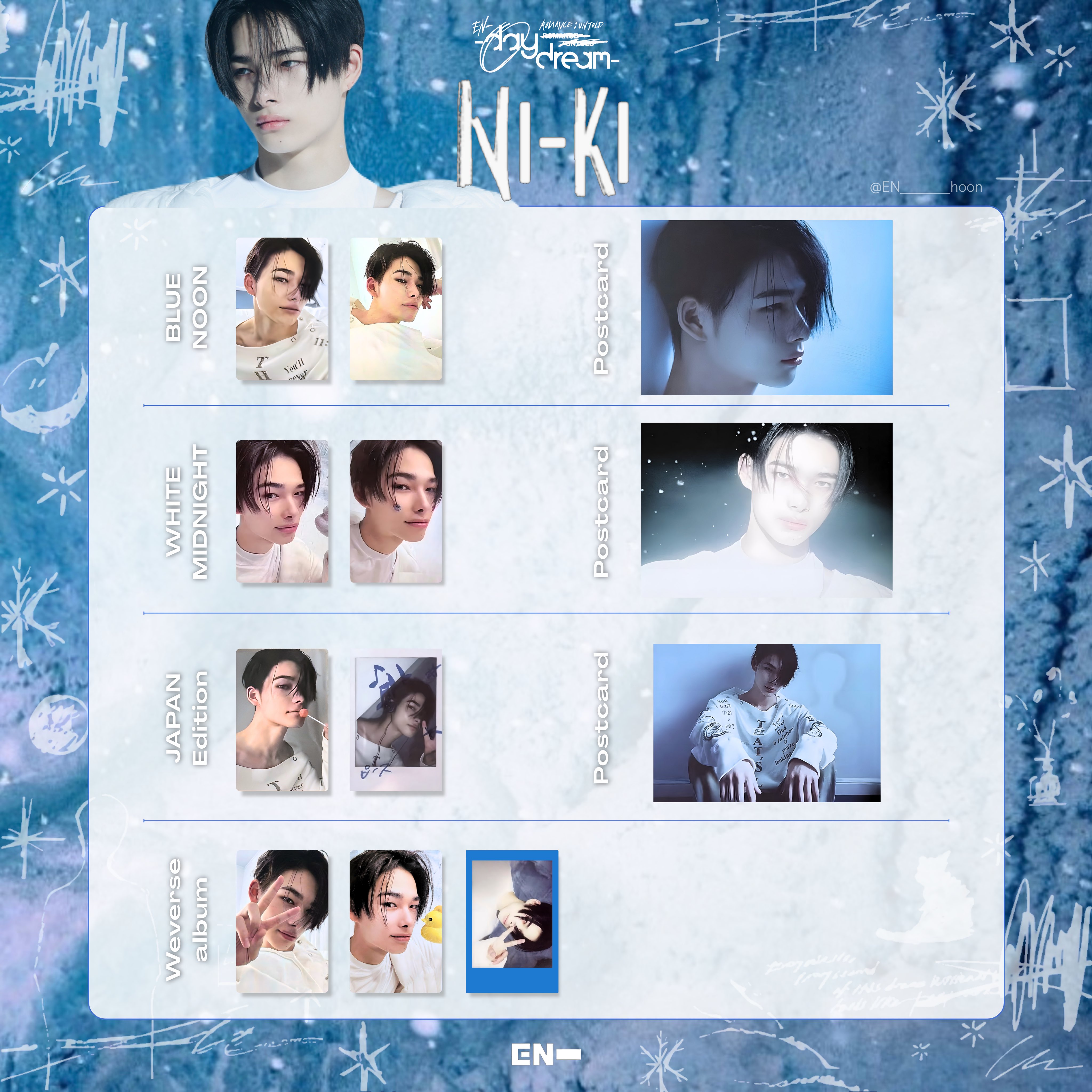 ENHYPEN ニキ Bulacan ブラカン フィリピン トレカ ENHYPEN ニキ