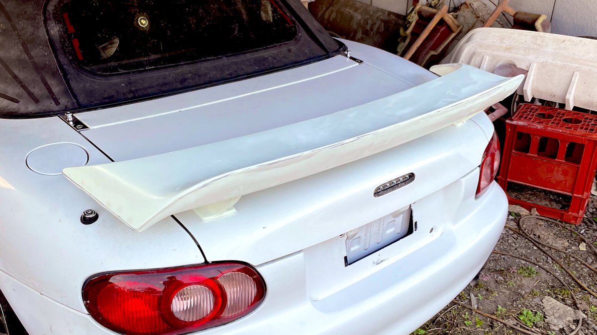 NBロードスター用のリアスポイラーが出来上がりました🔥🔥🔥 今月中に