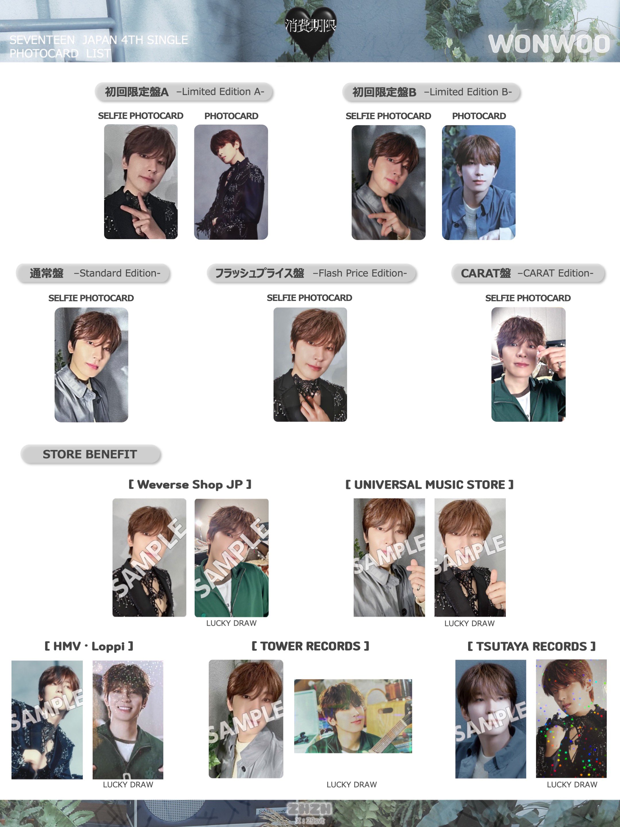 SEVENTEEN 2019 carat land セブチ トレカ ウォヌ SEVENTEEN セブチ