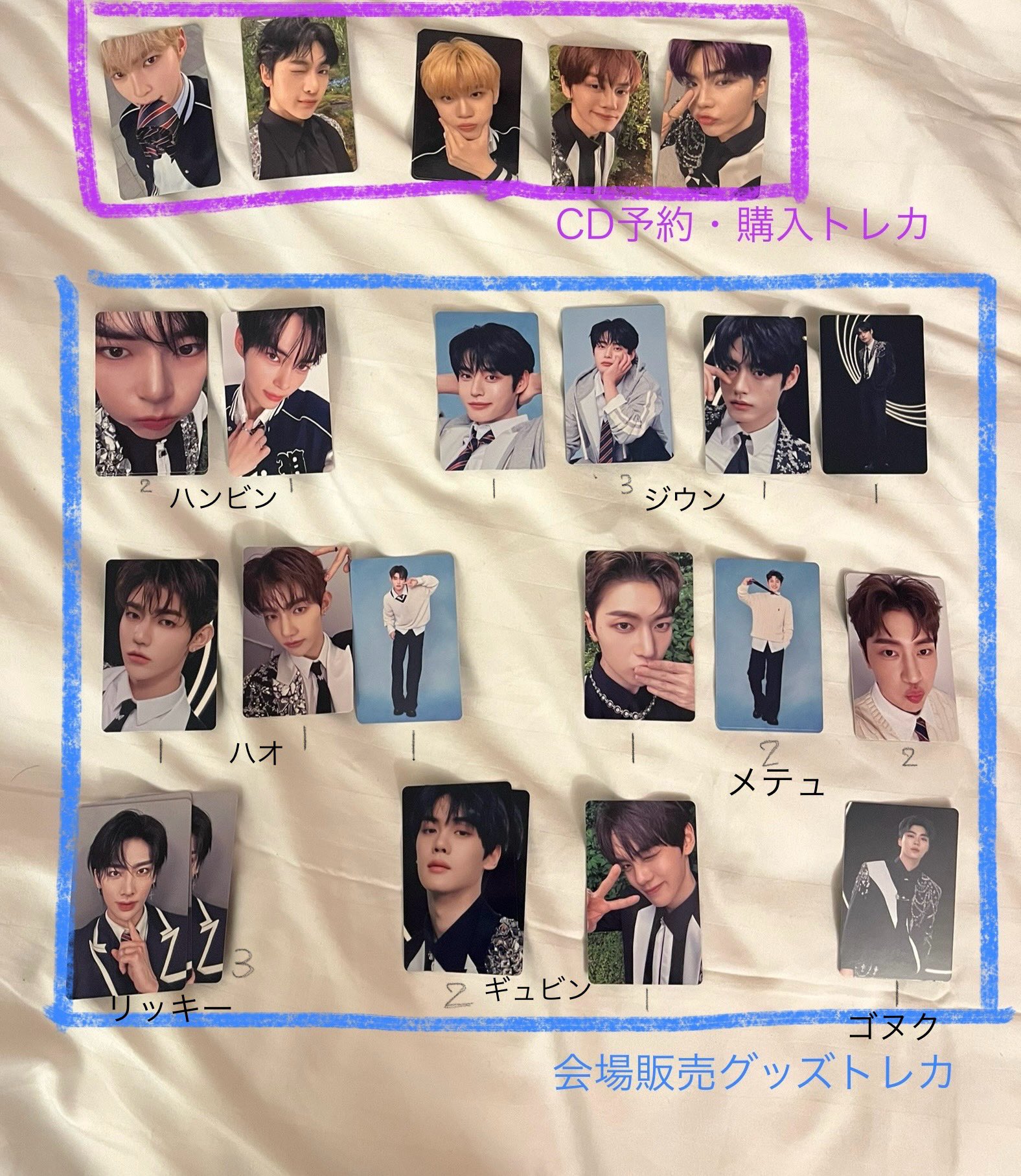 ZB1 ゴヌク NEVERSAYNEVER サノク ラキドロ 限定 トレカ ZB1 ゴヌク