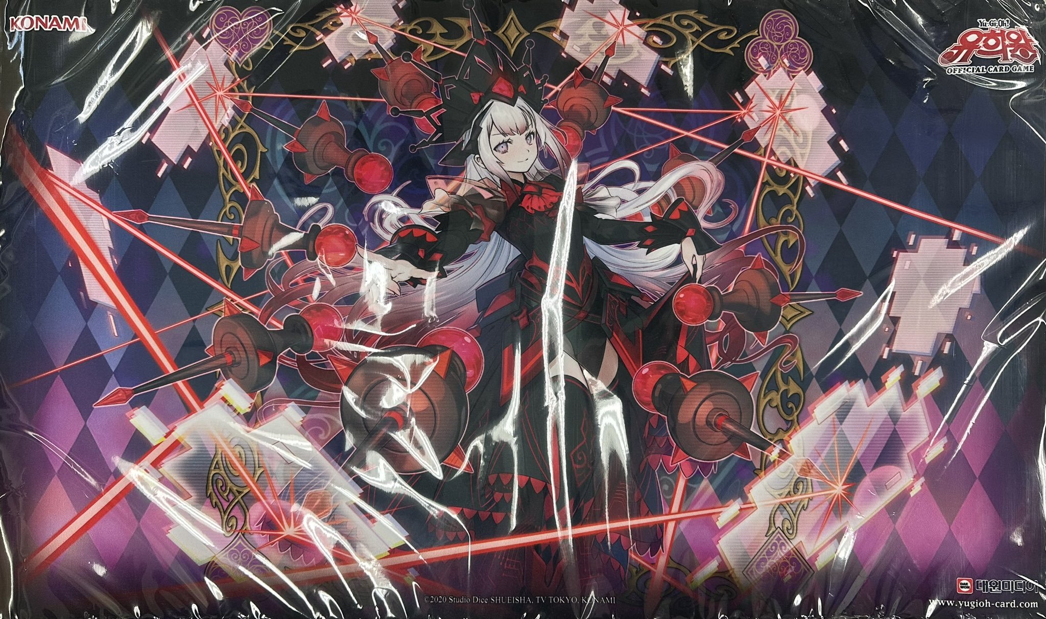 粛声の祈り手ロー プレイマット 韓国 遊戯王】 韓国版 公式プレイ