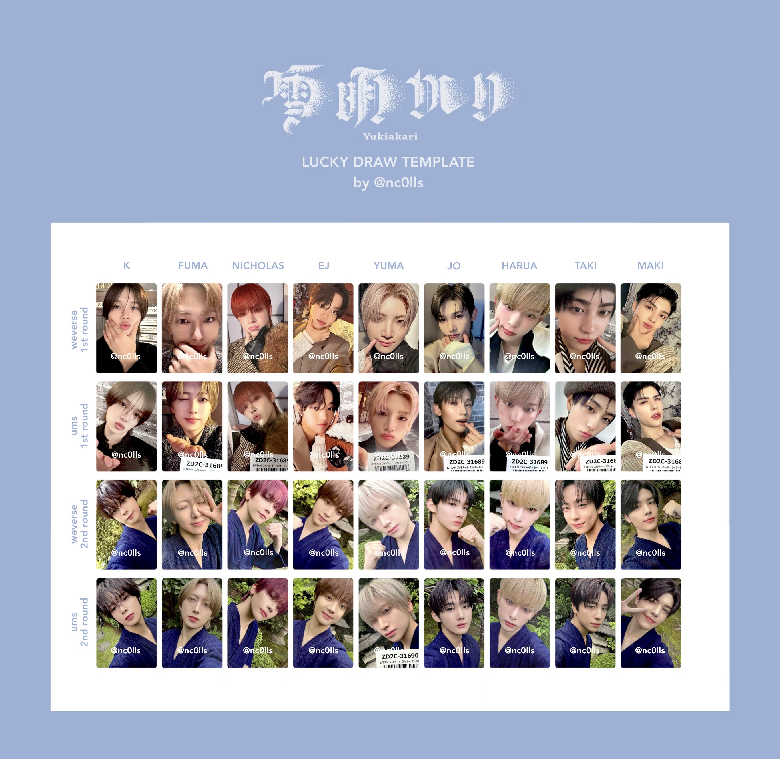 &TEAM 雪明かり 手書き JO 【公式通販】