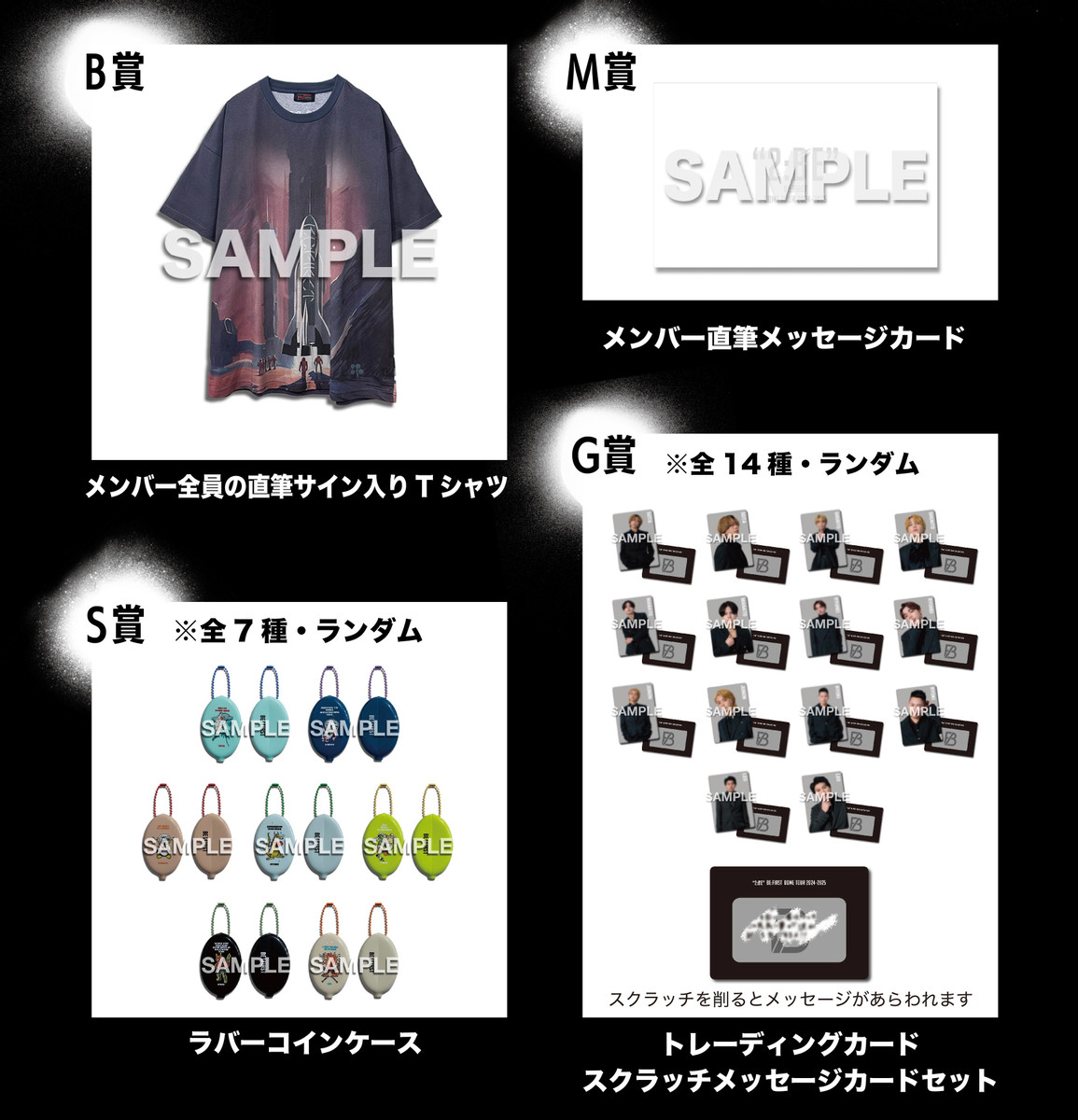 BE:FIRSTオンラインくじ売切情報】 (1/24 14:10時点) この1時間で