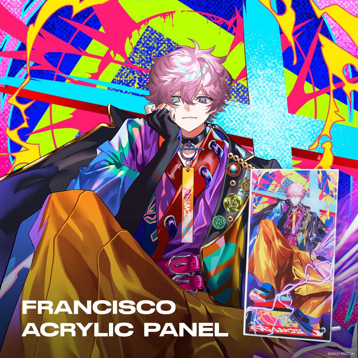 アケコン用に書いてもらったデザインがグッズになったから嬉しみ。