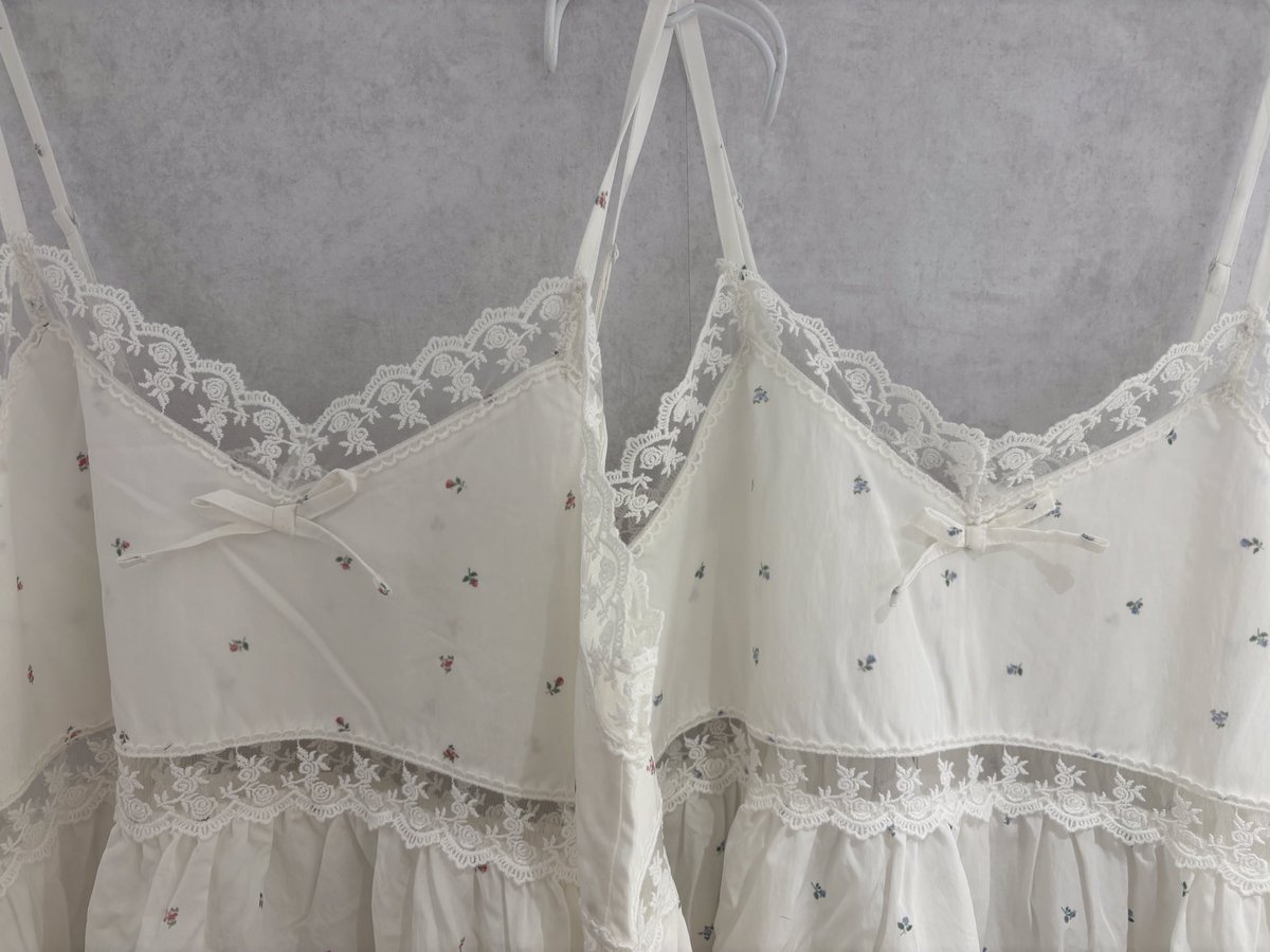 ▷新作情報 flower フレアベビードール ピンク/ブルー ¥8,800(税込